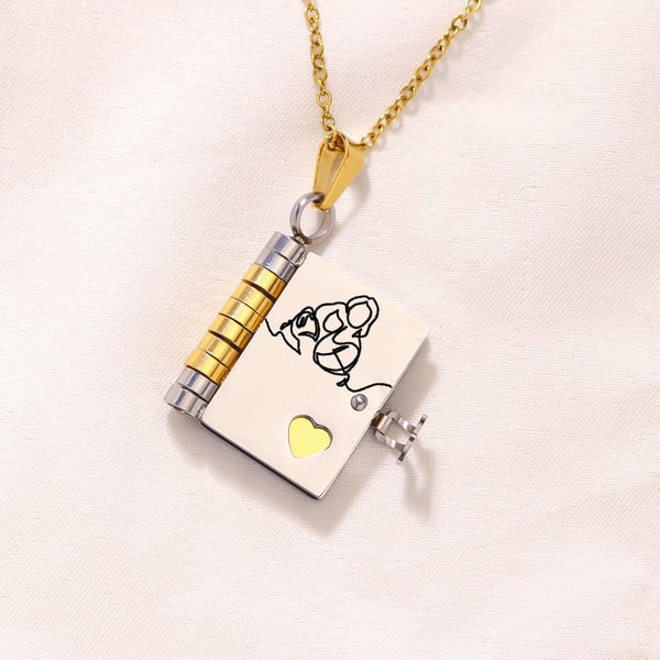 For Granddaughter - The Most Beautiful Christmas Special Chapter Book Necklace