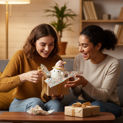 Whimsical Ghost Ceramic Mug