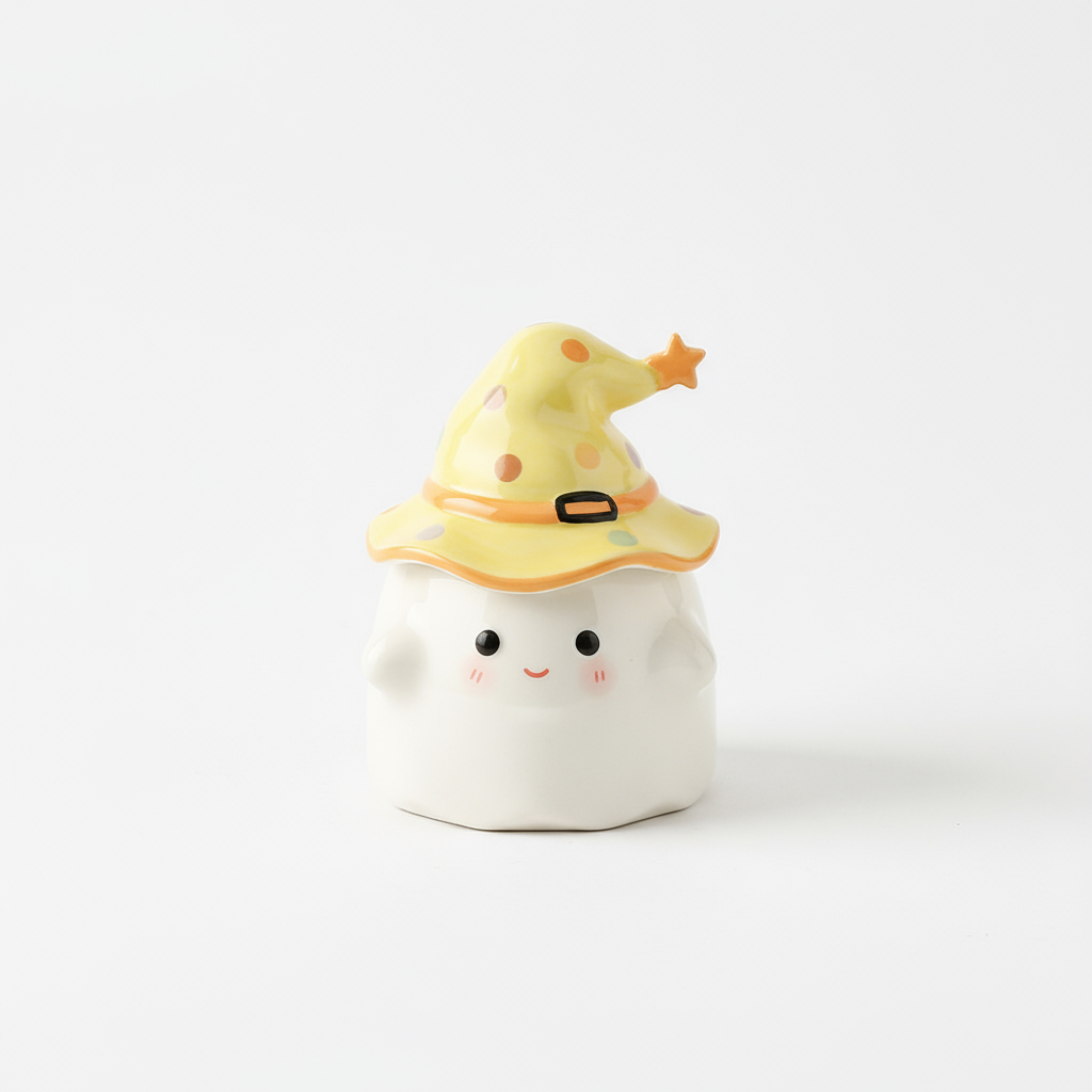 Whimsical Ghost Ceramic Mug