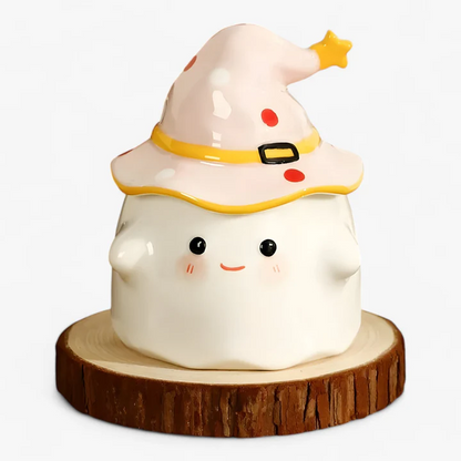 Whimsical Ghost Ceramic Mug