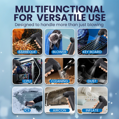 SnowGone™ Cordless Turbo Snow Blower--Fast & Scratch-Free,with LED