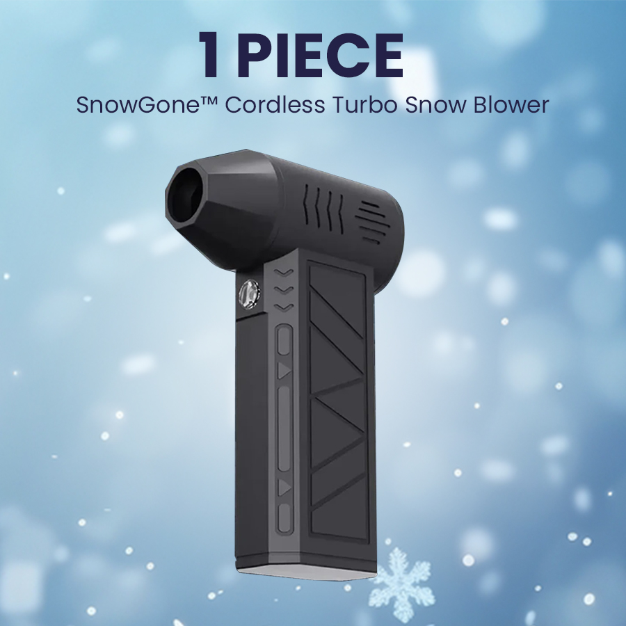 SnowGone™ Cordless Turbo Snow Blower--Fast & Scratch-Free,with LED