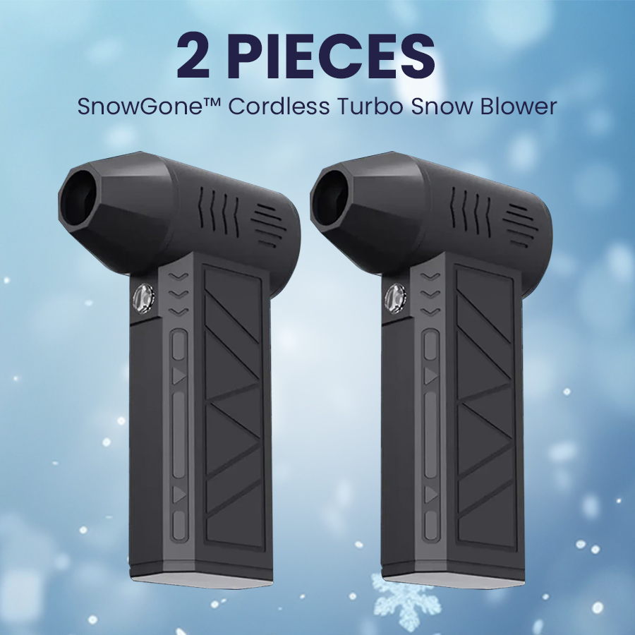 SnowGone™ Cordless Turbo Snow Blower--Fast & Scratch-Free,with LED