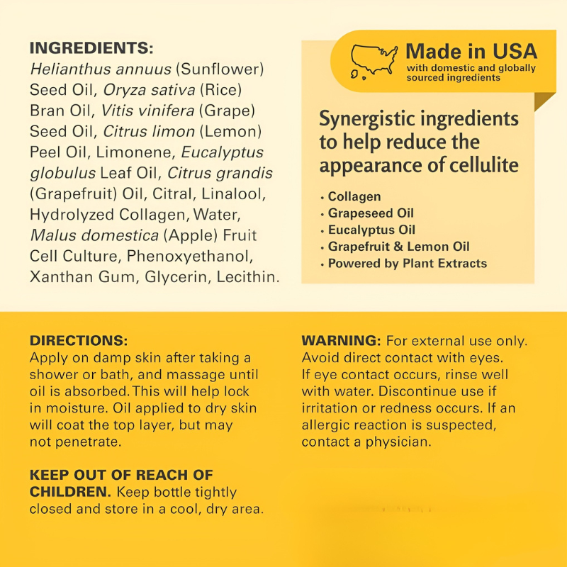 🏆Limited time offer⚡💥Age-Defying Revival Collagen & Stem Cell Body Oil for Firm, Radiant Skin.