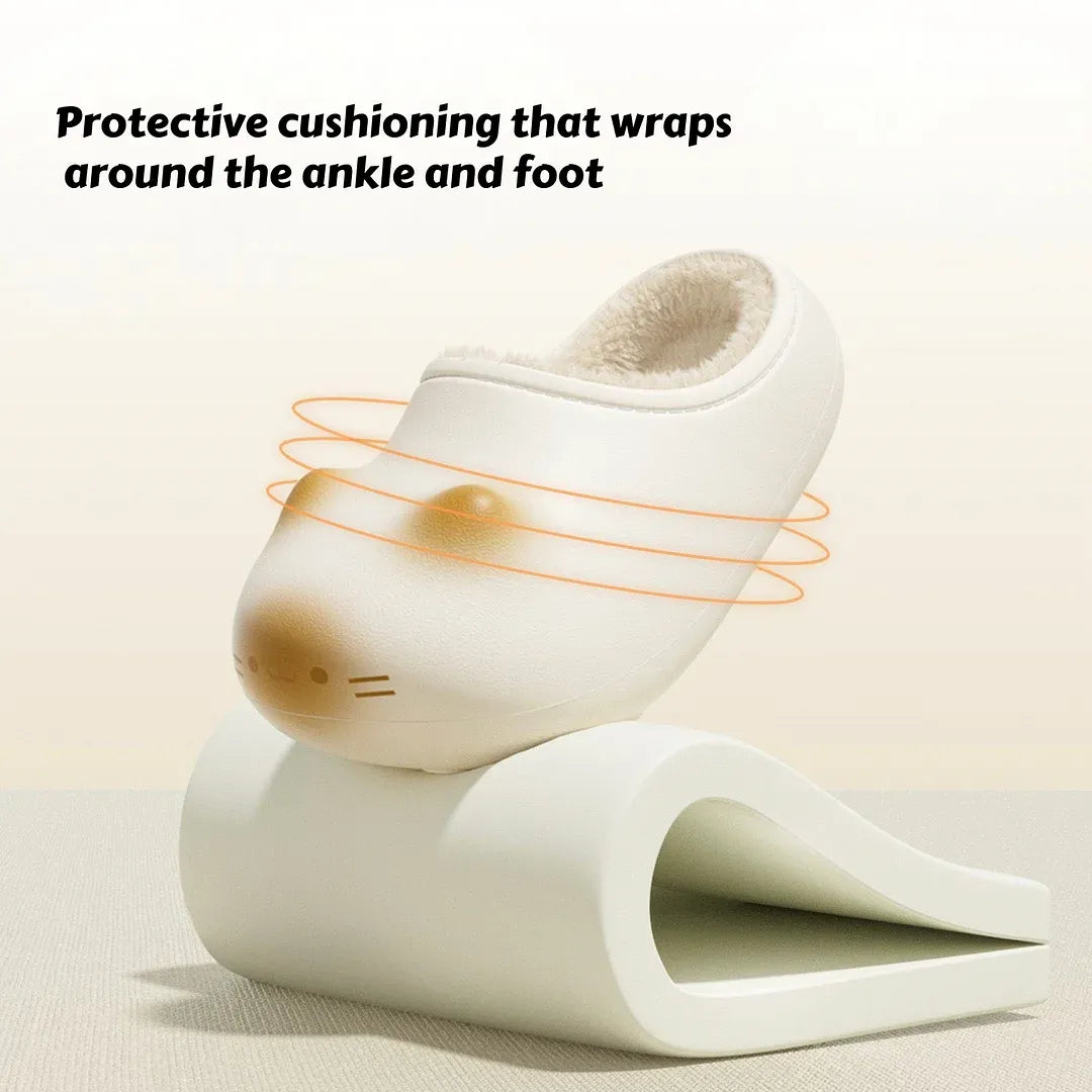 Cozy Paws: The Cat-Inspired Slippers with Magical Footprints