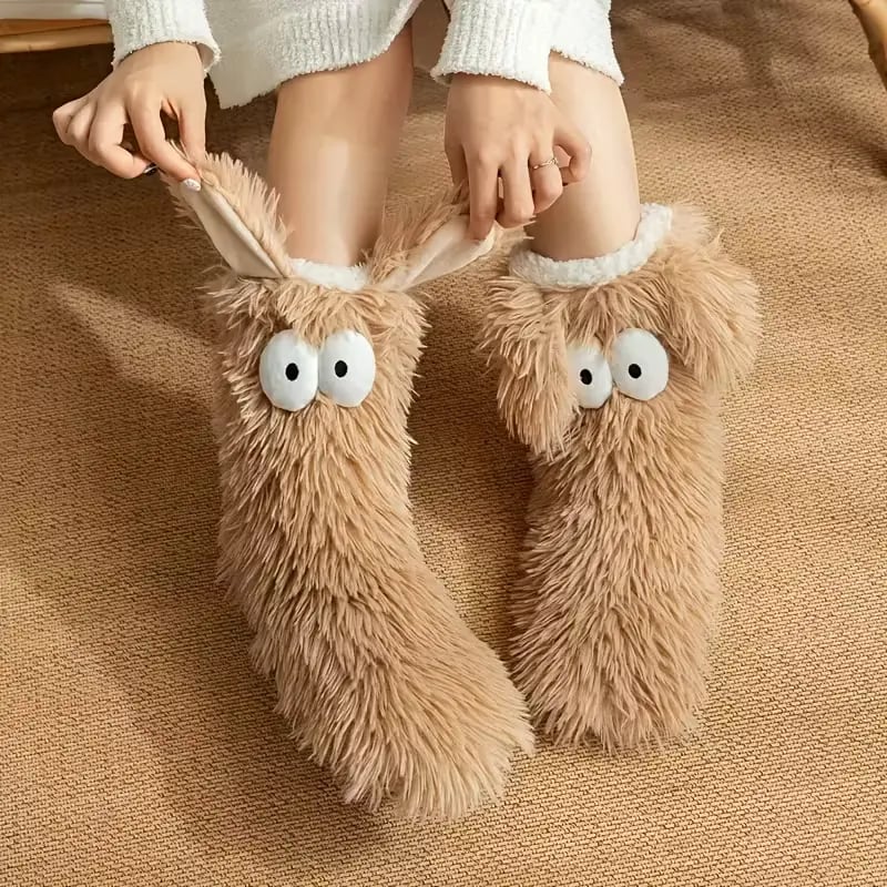 2026 New Fuzzy Slipper Socks – Super Warm & Cozy Indoor Feet Comfort