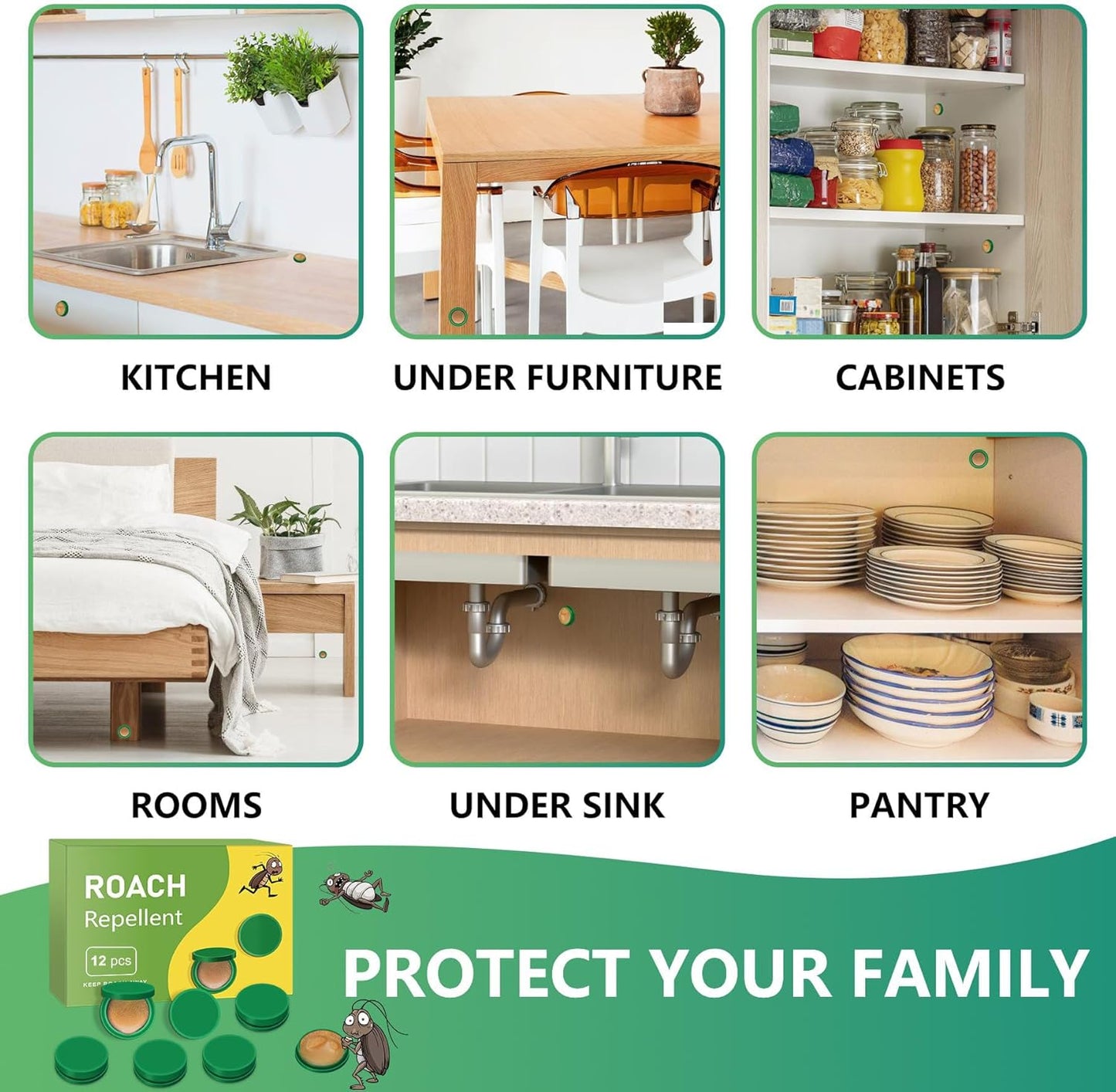 NEGUSY™  Plant-Powered Roach Repellent (Pet & Kid Friendly)