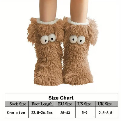 2026 New Fuzzy Slipper Socks – Super Warm & Cozy Indoor Feet Comfort