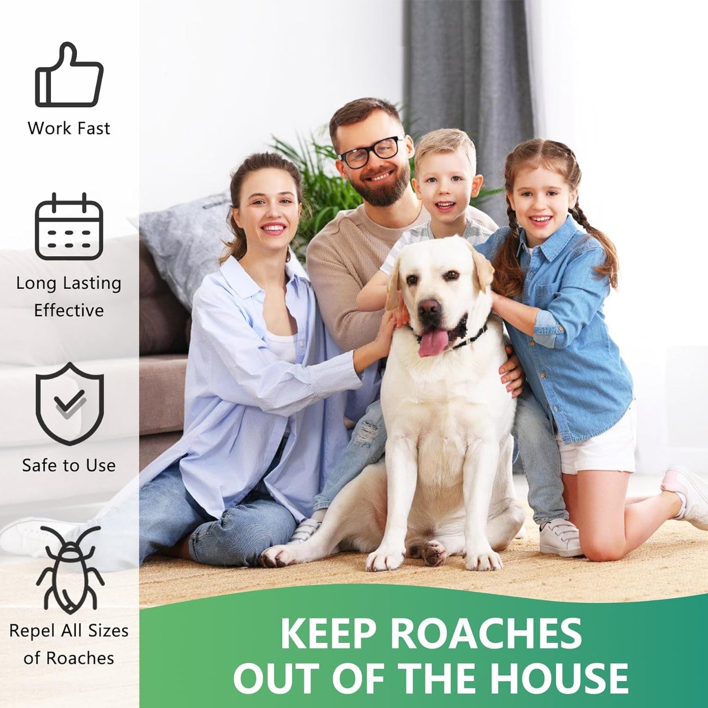 NEGUSY™  Plant-Powered Roach Repellent (Pet & Kid Friendly)