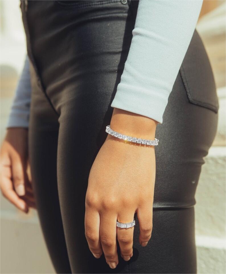 Flash Sale⚡ 50K+ SOLD! Almost Gone-💥Sparkling Moissanite Bracelet