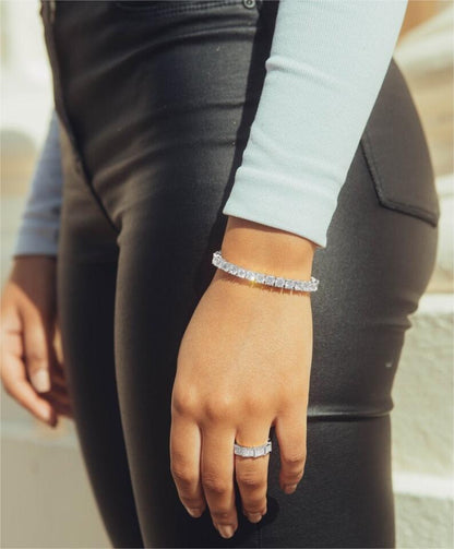 Flash Sale⚡ 50K+ SOLD! Almost Gone-💥Sparkling Moissanite Bracelet