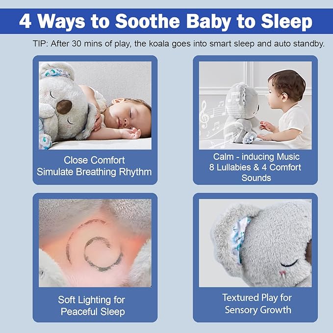 2026 New Edition Koala: The Cuddly Sleep-Soothing Plush Companion