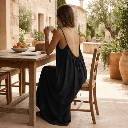 💃Women's Solid Color Backless Cami Dress💕