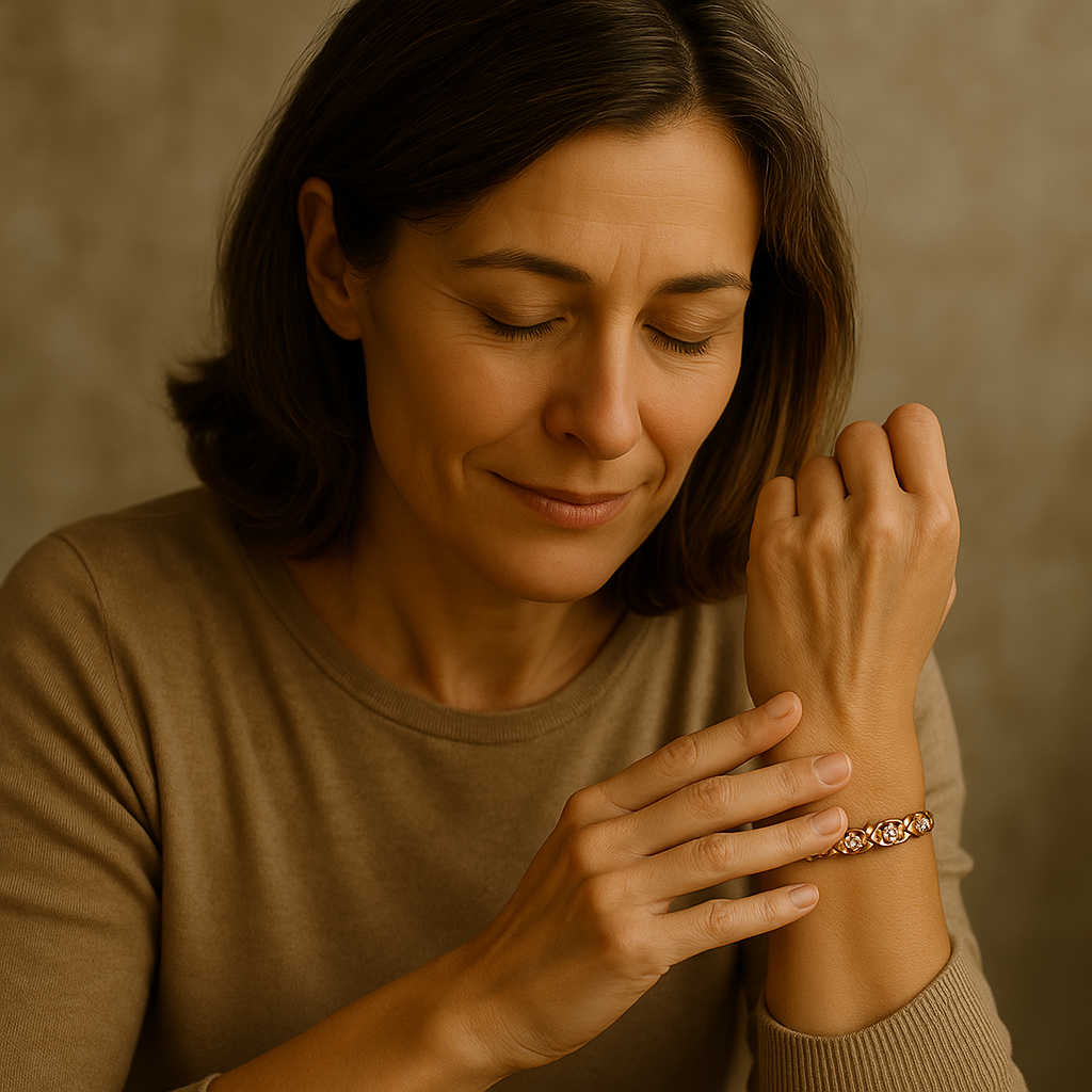 Pure Copper Bracelet Four-Leaf Harmony