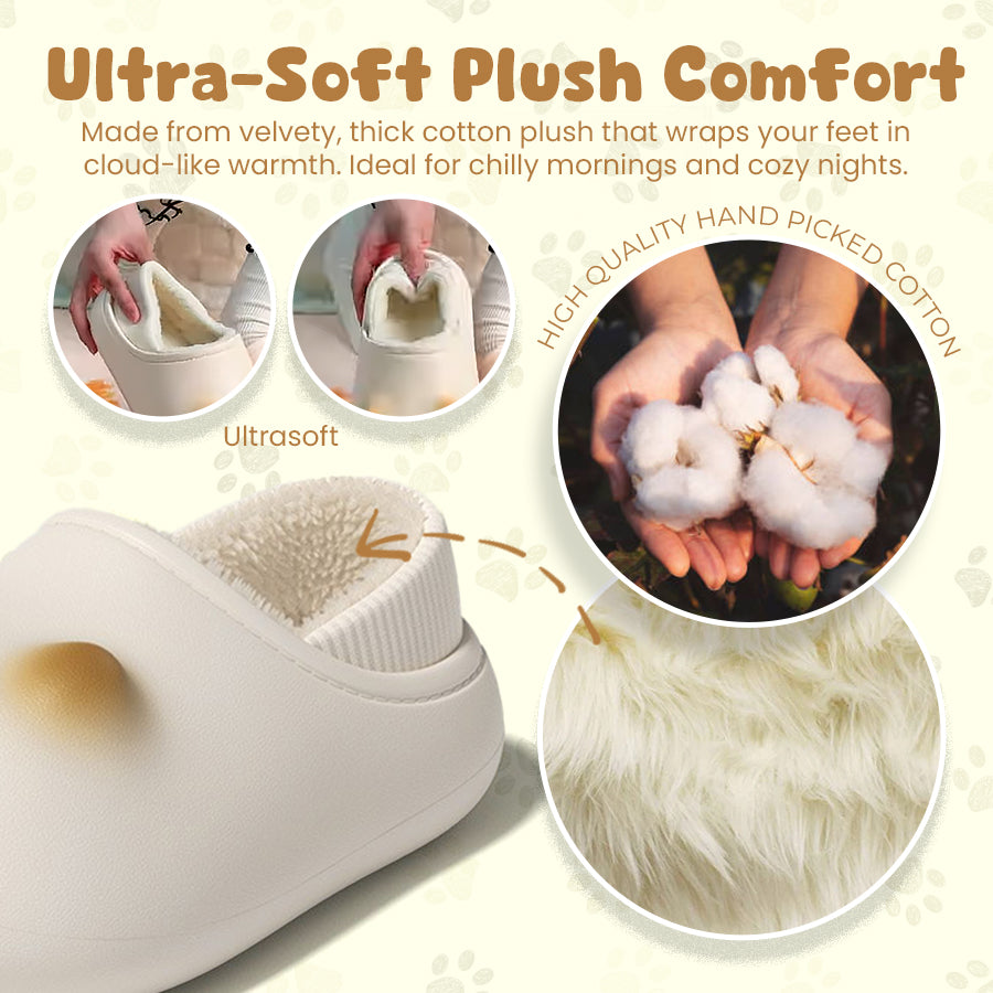 🐾Cozy Paws The Cat-Inspired Slippers with Magical Footprints🎁