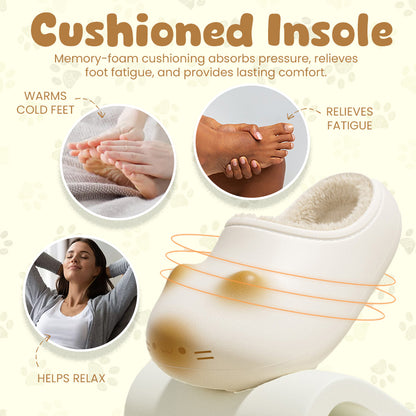 🐾Cozy Paws The Cat-Inspired Slippers with Magical Footprints🎁