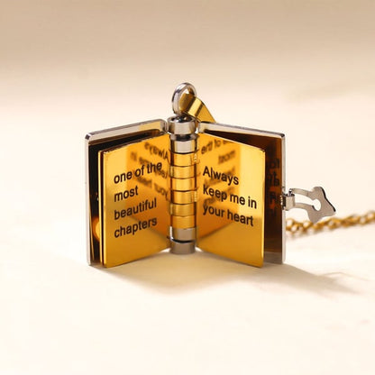 For Granddaughter - The Most Beautiful Christmas Special Chapter Book Necklace