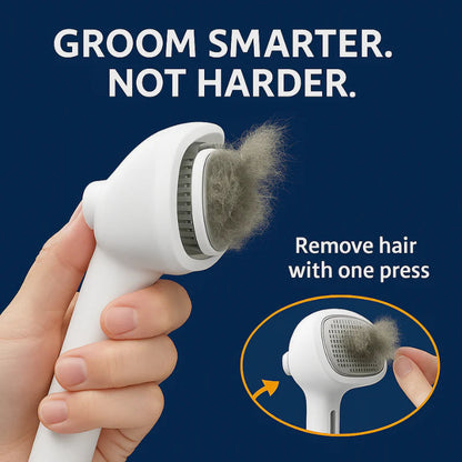 Self-Cleaning Pet Grooming Brush for Dogs & Cats