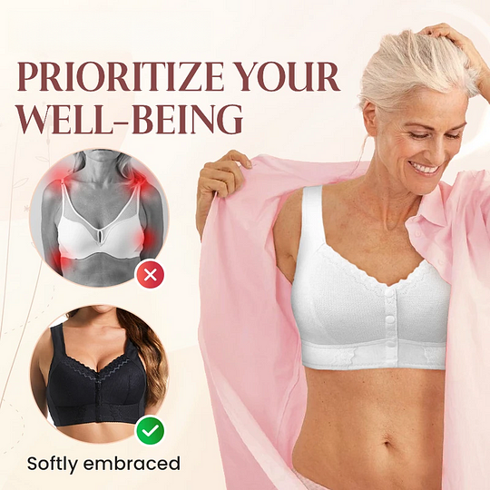 Ella Bra - Front Closure Breathable Bra for Seniors
