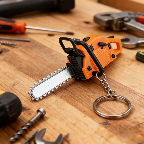 🔥Chainsaw Keyring