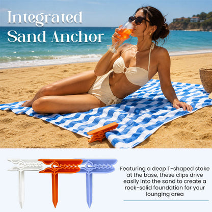 🌊🏖️Beach Blanket Anchor Clips