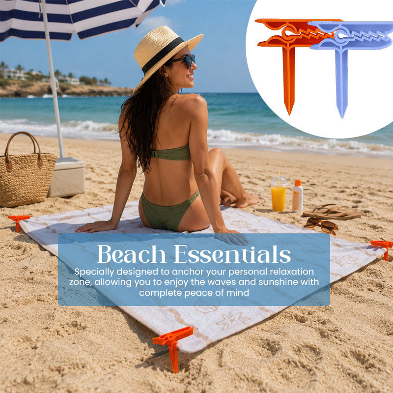 🌊🏖️Beach Blanket Anchor Clips