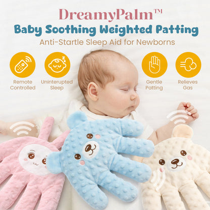 DreamyPalm™ - Baby Soothing Weighted Patting | Anti-Startle Sleep Aid for Newborns