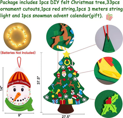 Creative Interactive Christmas Tree 🎄 handmade giftsfor Children 🎅