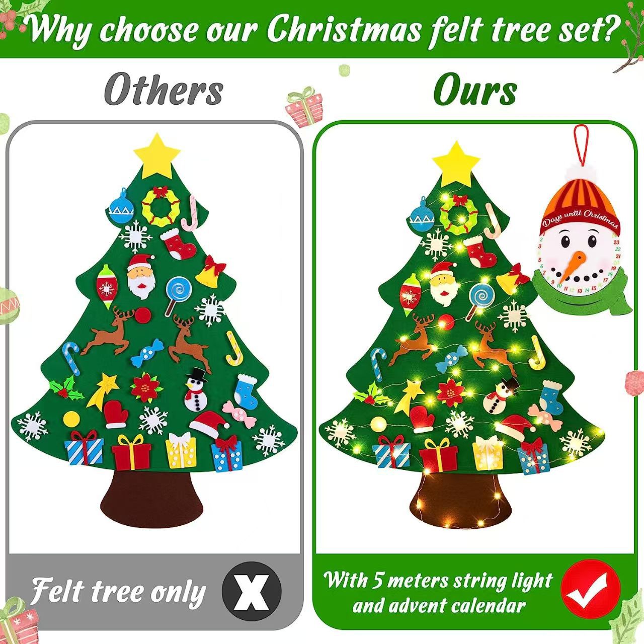 Creative Interactive Christmas Tree 🎄 handmade giftsfor Children 🎅
