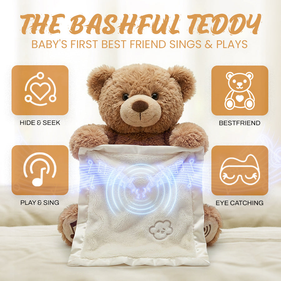The Bashful Teddy: Baby's First Best Friend 🎵Sings & Plays