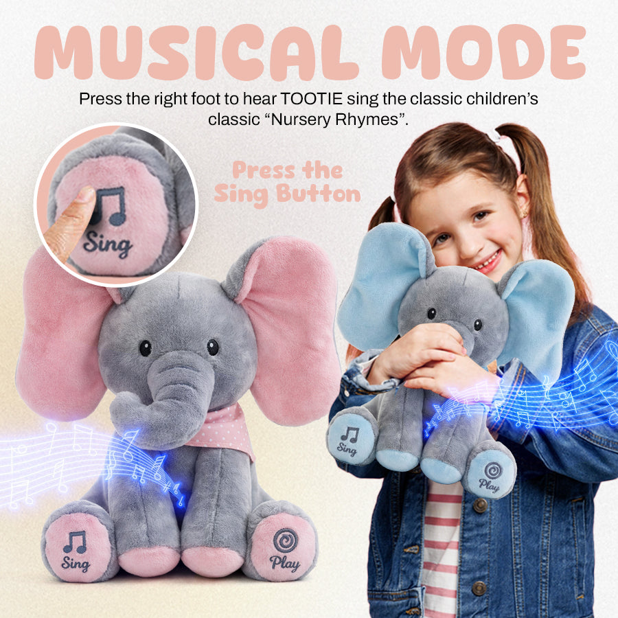 Tootie – Animated Singing Elephant Plush with Flapping Ears