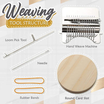 ✨Mini Hand Weaving Tool – Fix Holes & Add Cute Embroidery on Jeans Easily