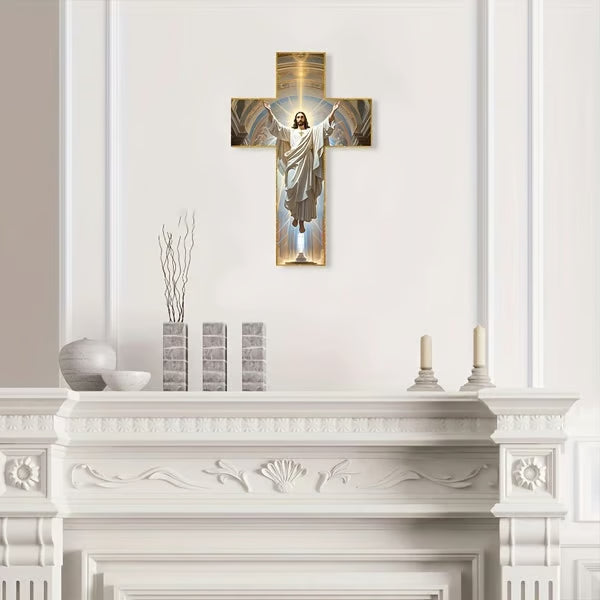 Vintage Jesus Christ Wall Cross