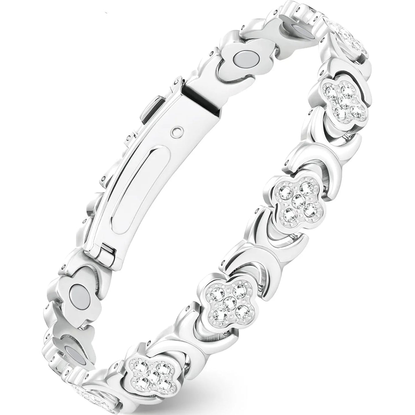 Pure Copper Bracelet Four-Leaf Harmony