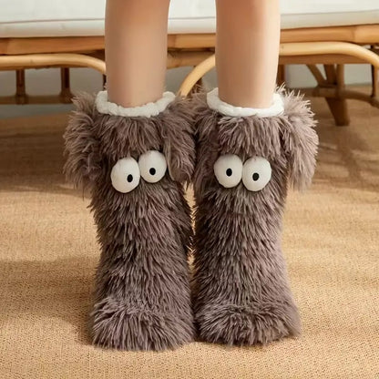 2026 New Fuzzy Slipper Socks – Super Warm & Cozy Indoor Feet Comfort