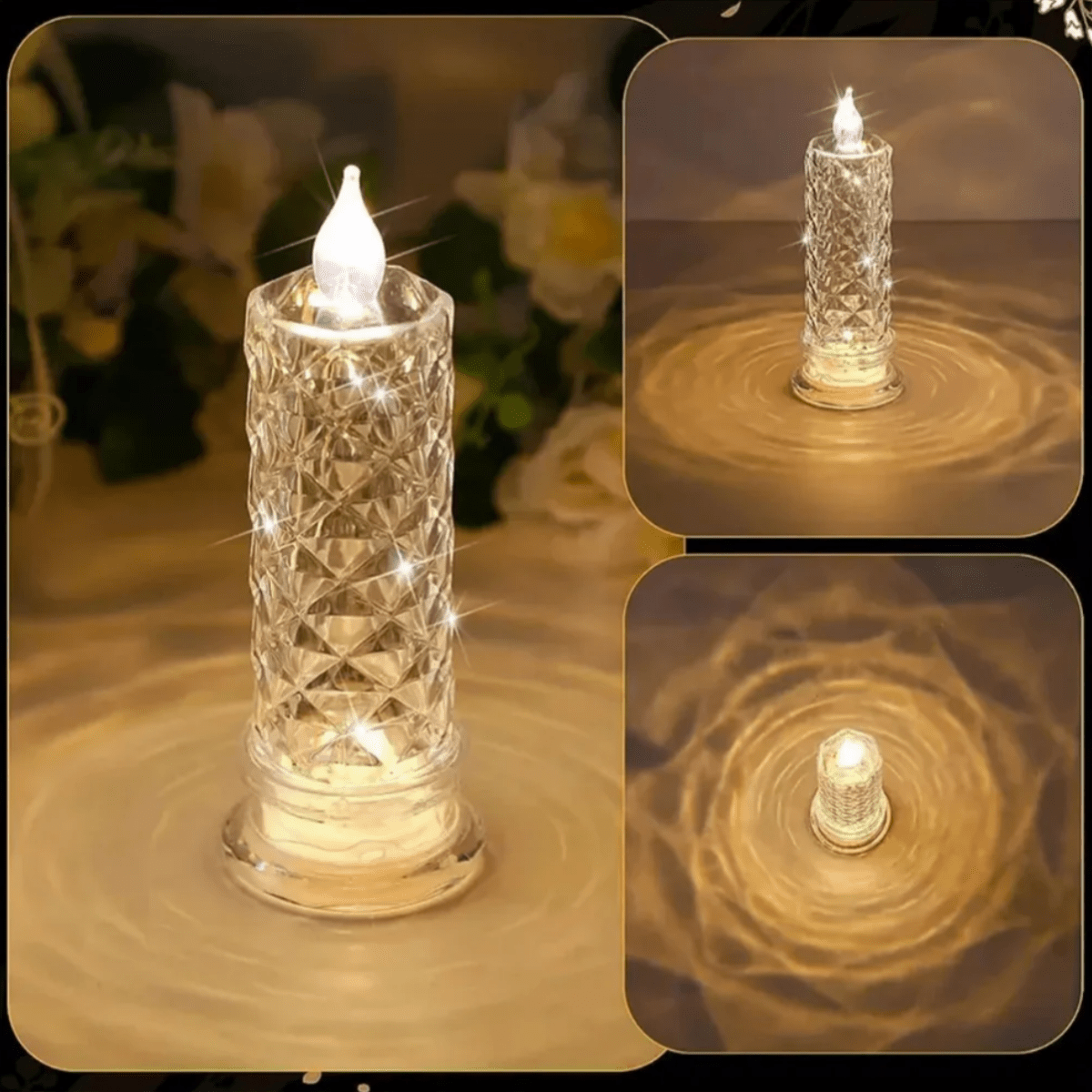 Crystal Candle Light – Romantic Glow,