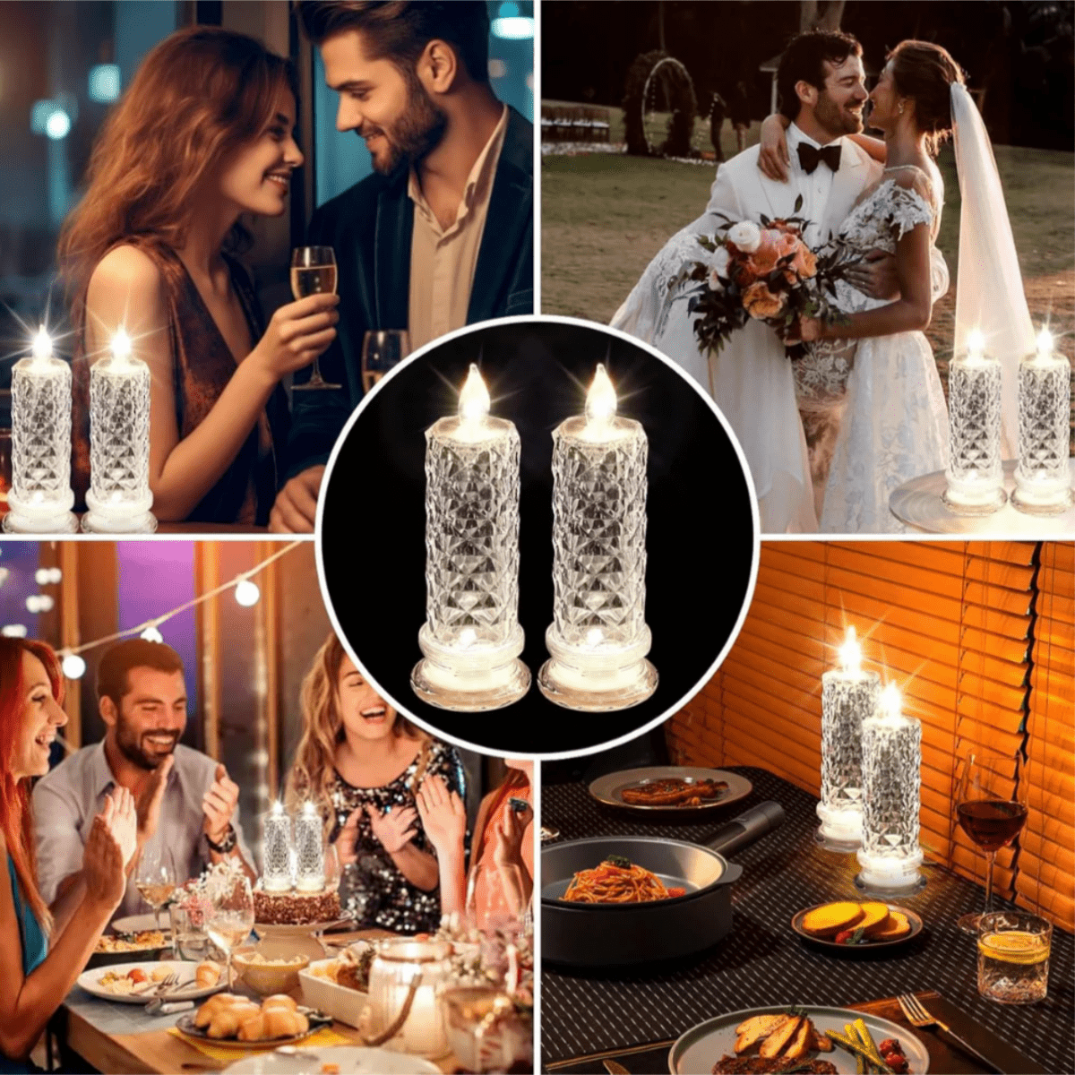 Crystal Candle Light – Romantic Glow,