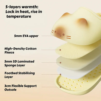 Cozy Paws: The Cat-Inspired Slippers with Magical Footprints