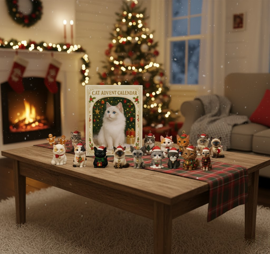 🎅Christmas Gift🎁2025 Cat Lovers Advent Calendar